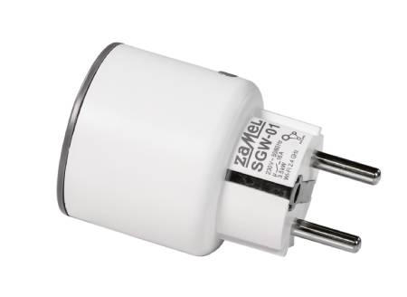 Inteligentne gniazdko WiFi z pomiarem energii - 16A - Zamel SGW-01