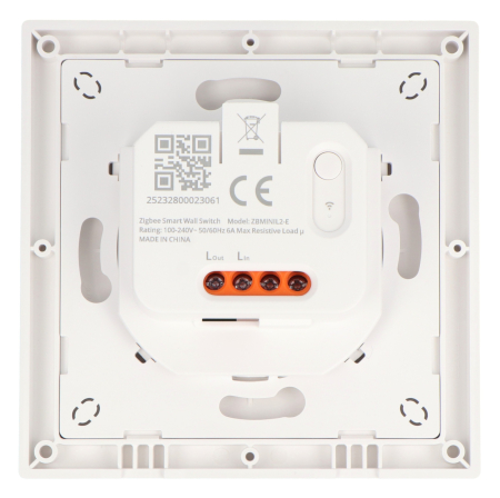 Sonoff ZBMINIL2-E Orb-ZBW1L - inteligentny włącznik ścienny ZigBee - 1-kanałowy - biały