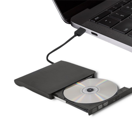 Zewnętrzny napęd - nagrywarka DVD-RW USB 3.0 do odczytu i zapisu CD / DVD - Qoltec 51857